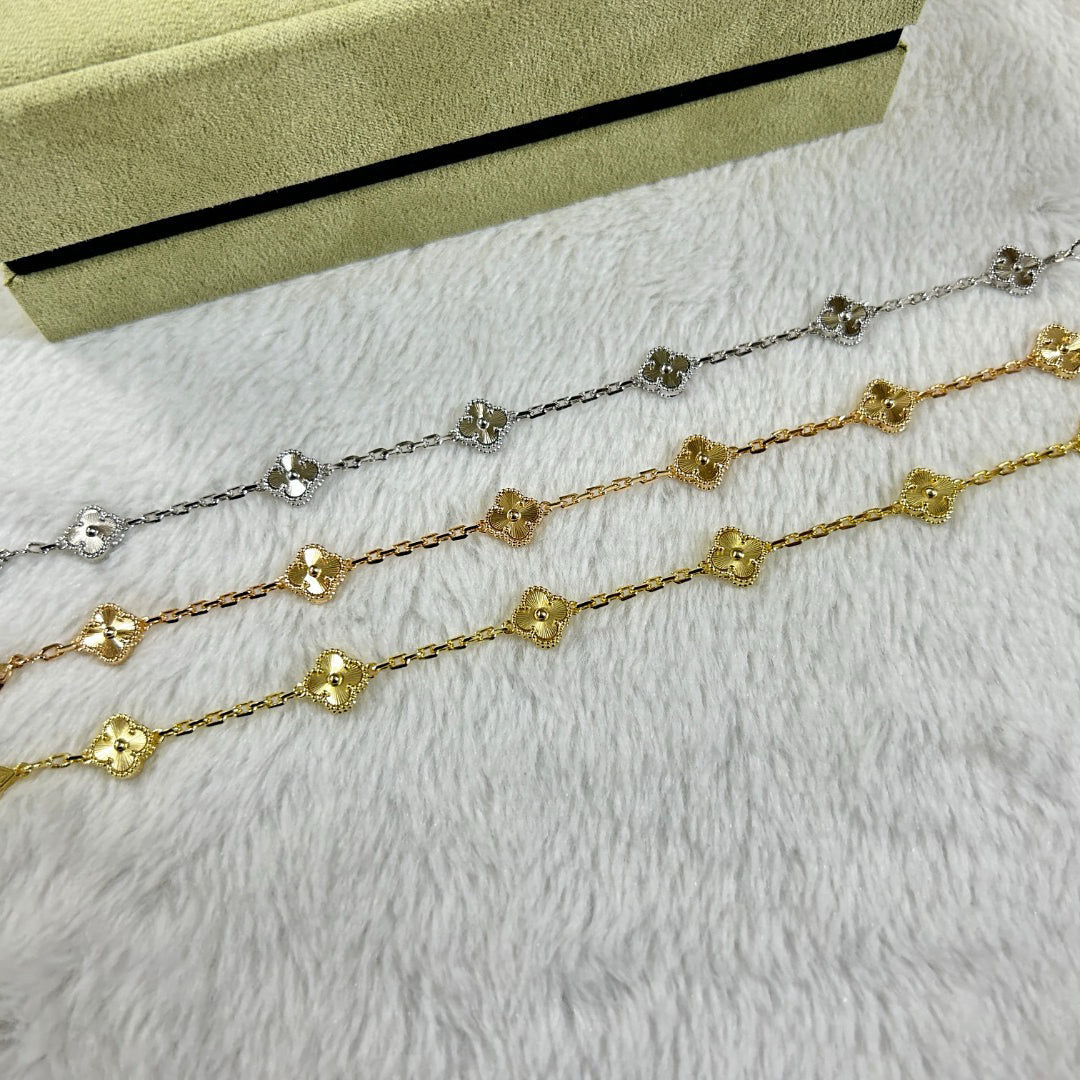 [⭐⭐JeweliWhal]CLOVER 6 MOTIF DIAMOND BRACELET