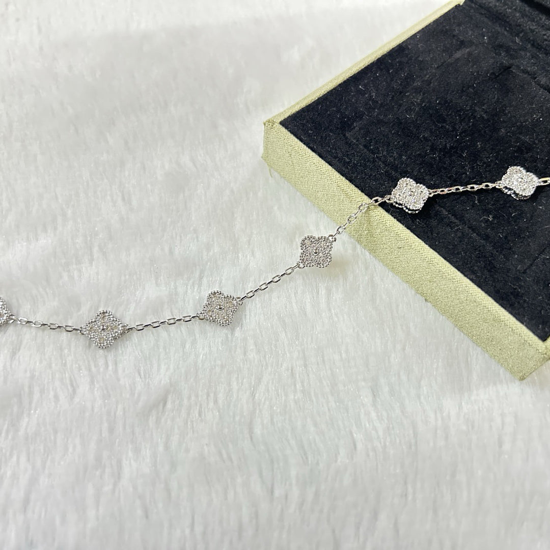 [⭐⭐JeweliWhal]CLOVER 6 MOTIF DIAMOND BRACELET