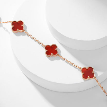 {
  "⭐⭐JeweliWhal]CLOVER 10 MOTIFS CARNELIAN NECKLACE": "⭐⭐JeweliWhal]クローバー 10モチーフ カーネリアン ネックレス"
}