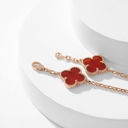 {
  "⭐⭐JeweliWhal]CLOVER 10 MOTIFS CARNELIAN NECKLACE": "⭐⭐JeweliWhal]クローバー 10モチーフ カーネリアン ネックレス"
}