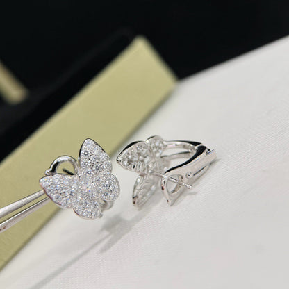[⭐⭐JeweliWhal]バタフライ・オールダイヤモンド・ピアス