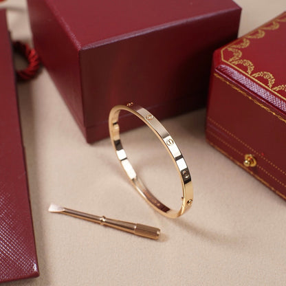 [⭐⭐JeweliWhal]LOVE BRACELET 3.65MM NO DIAMONDS