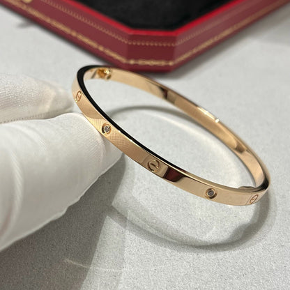 [⭐⭐JeweliWhal]LOVEブレスレット 3.65mm ダイヤモンド6石