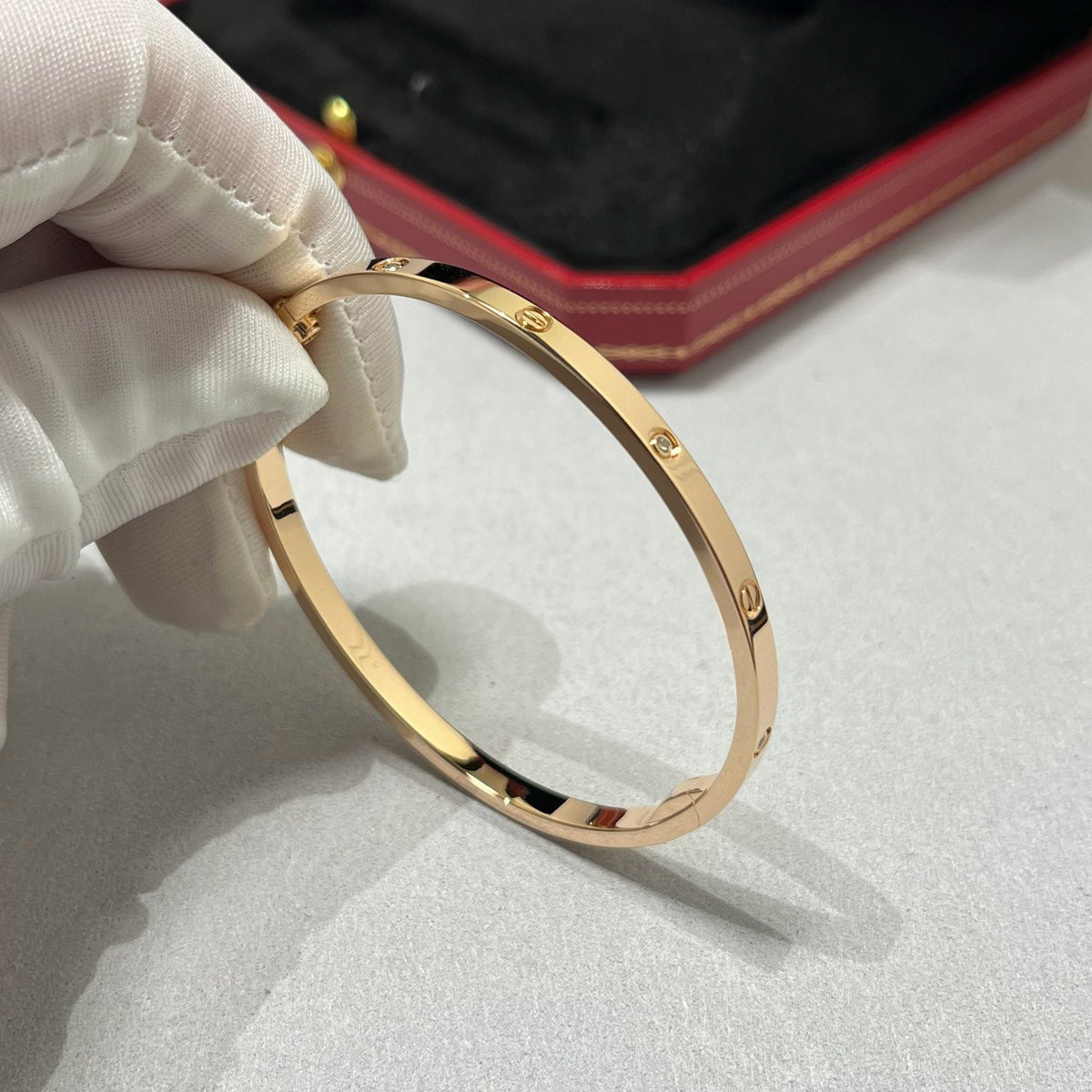 [⭐⭐JeweliWhal]LOVEブレスレット 3.65mm ダイヤモンド6石