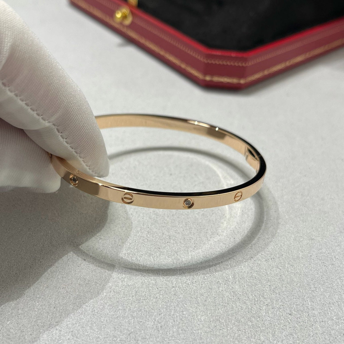 [⭐⭐JeweliWhal]LOVEブレスレット 3.65mm ダイヤモンド6石