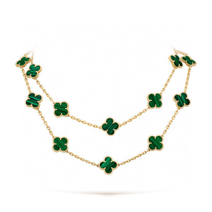 [⭐⭐JeweliWhal]CLOVER 20 MOTIFS MALACHITE GOLD