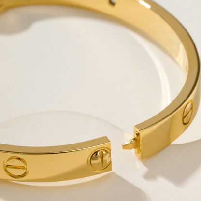 [⭐⭐JeweliWhal]LOVE BRACELET 6.1MM 4 DIAMONDS