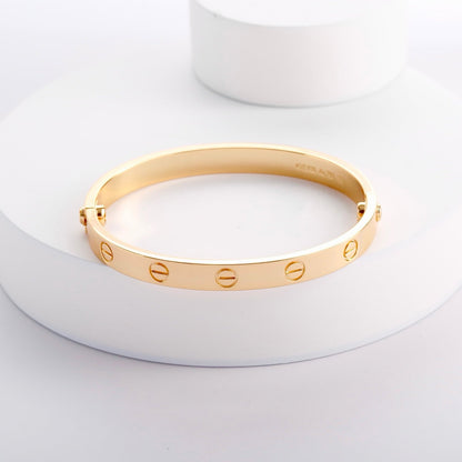 [⭐⭐JeweliWhal]LOVE BRACELET 6.1MM NO DIAMONDS