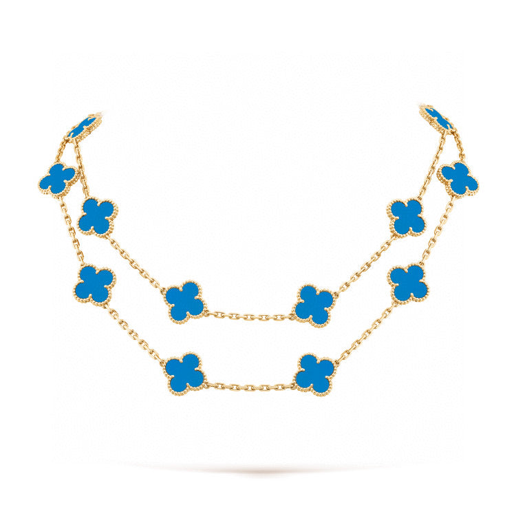 [⭐⭐JeweliWhal]CLOVER 20 MOTIFS TURQUOISE GOLD