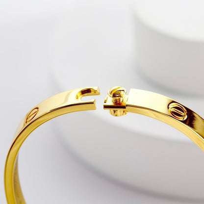 [⭐⭐JeweliWhal]LOVE BRACELET 6.1MM NO DIAMONDS