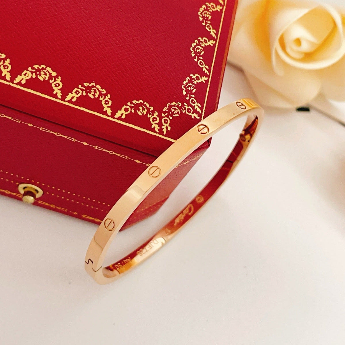 [⭐⭐JeweliWhal]LOVE BRACELET 3.65MM NO DIAMONDS