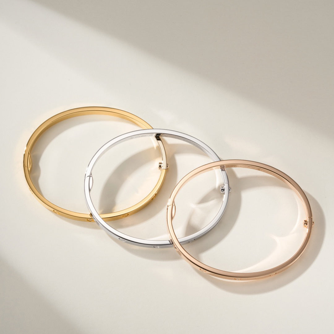 [⭐⭐JeweliWhal]LOVEブレスレット 3.65mm ダイヤモンド6石