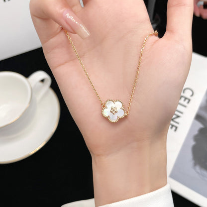 [⭐⭐JeweliWhal]LUCKY WHITE MOP PLUM BLOSSOM  BRACELET
