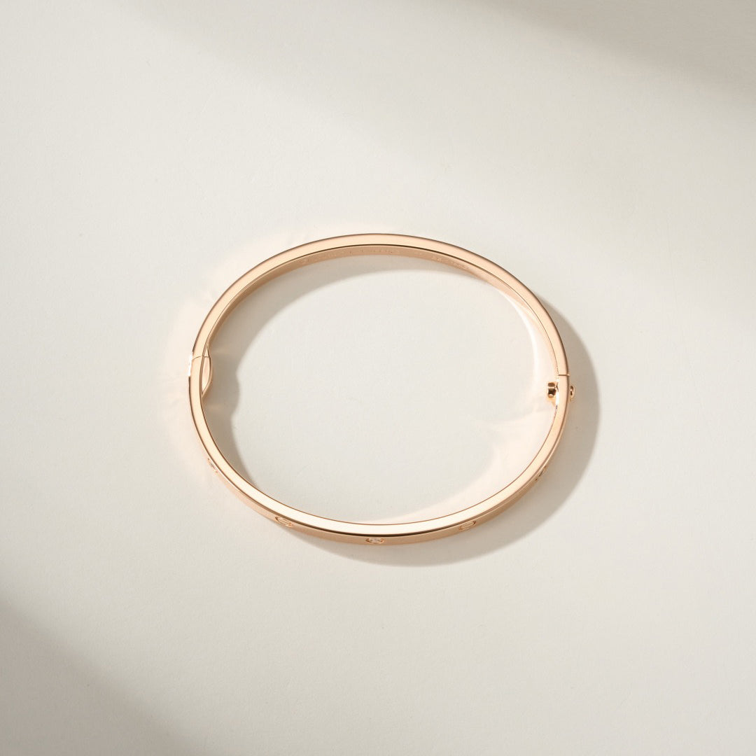 [⭐⭐JeweliWhal]LOVEブレスレット 3.65mm ダイヤモンド6石