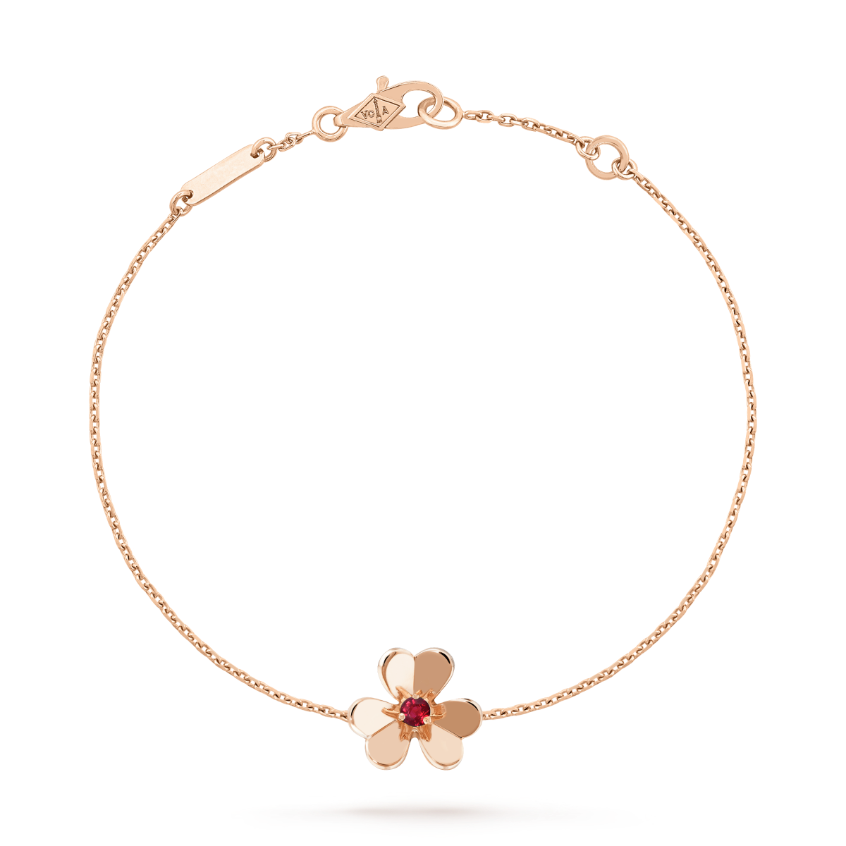 [⭐⭐JeweliWhal]FRIVOLE GOLD FLOWER PINK MALACHITE BRACELET