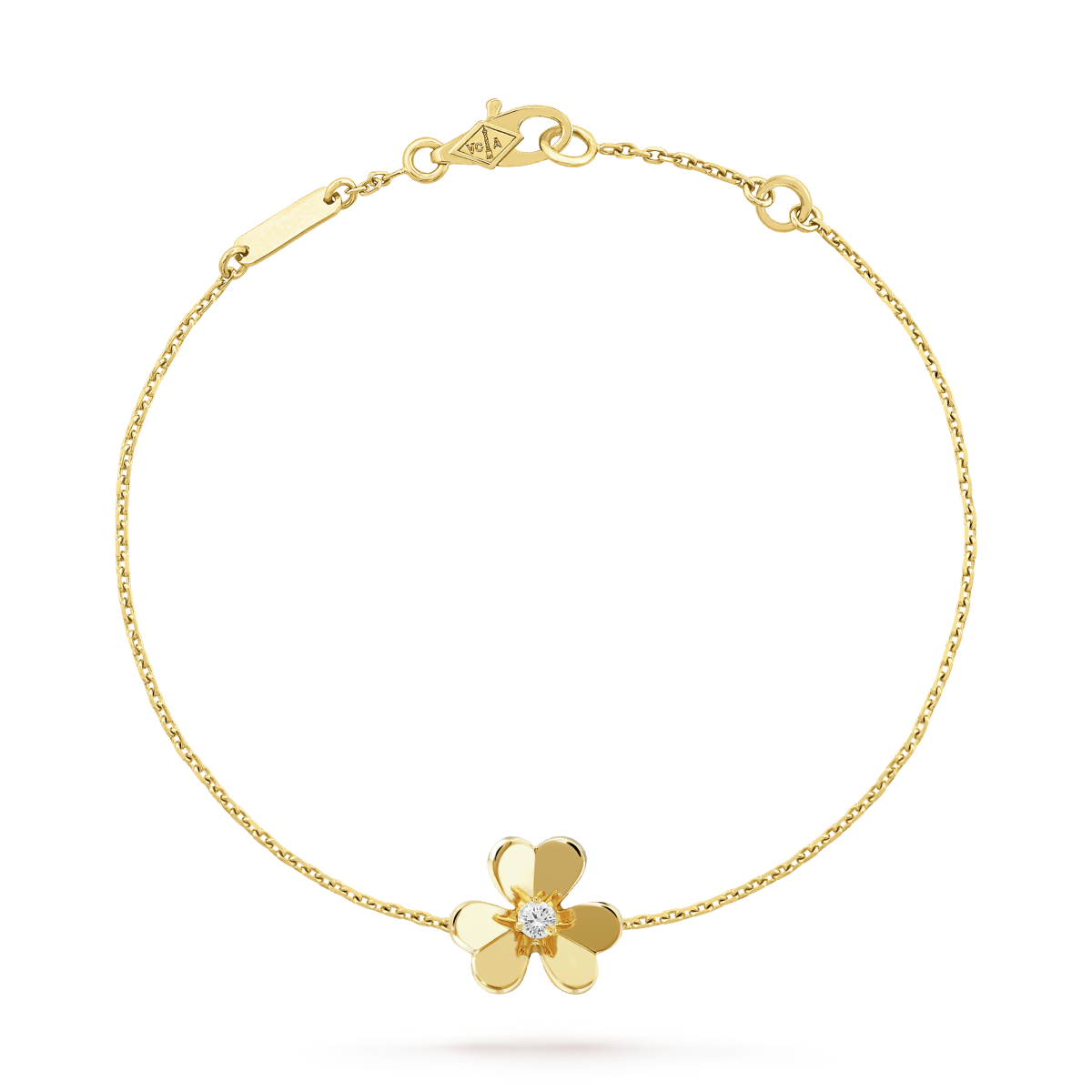 [⭐⭐JeweliWhal]FRIVOLE GOLD FLOWER PINK MALACHITE BRACELET