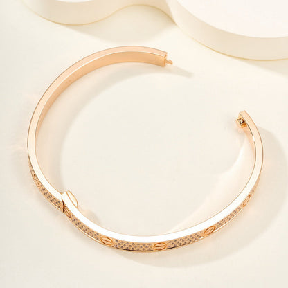 [⭐⭐JeweliWhal]LOVEブレスレット 4.8MM ダイヤモンドパヴェ