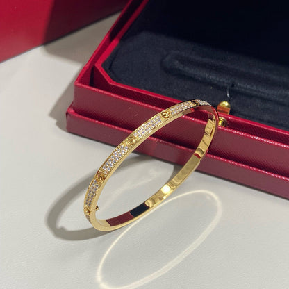 [⭐⭐JeweliWhal]LOVEブレスレット ダイヤモンドパヴェ 3.65MM