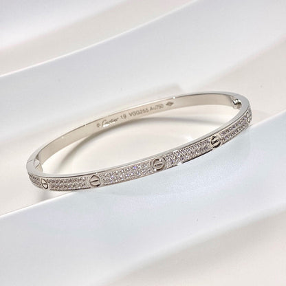[⭐⭐JeweliWhal]LOVEブレスレット ダイヤモンドパヴェ 3.65MM