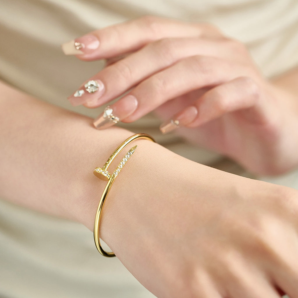 [⭐⭐JeweliWhal]JUSTE BRACELET 2.5MM DIAMONDS