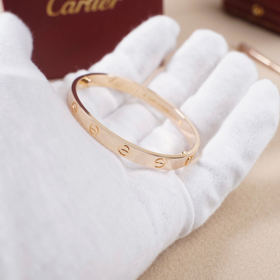 [⭐⭐JeweliWhal]LOVE BRACELET 6.1MM NO DIAMONDS