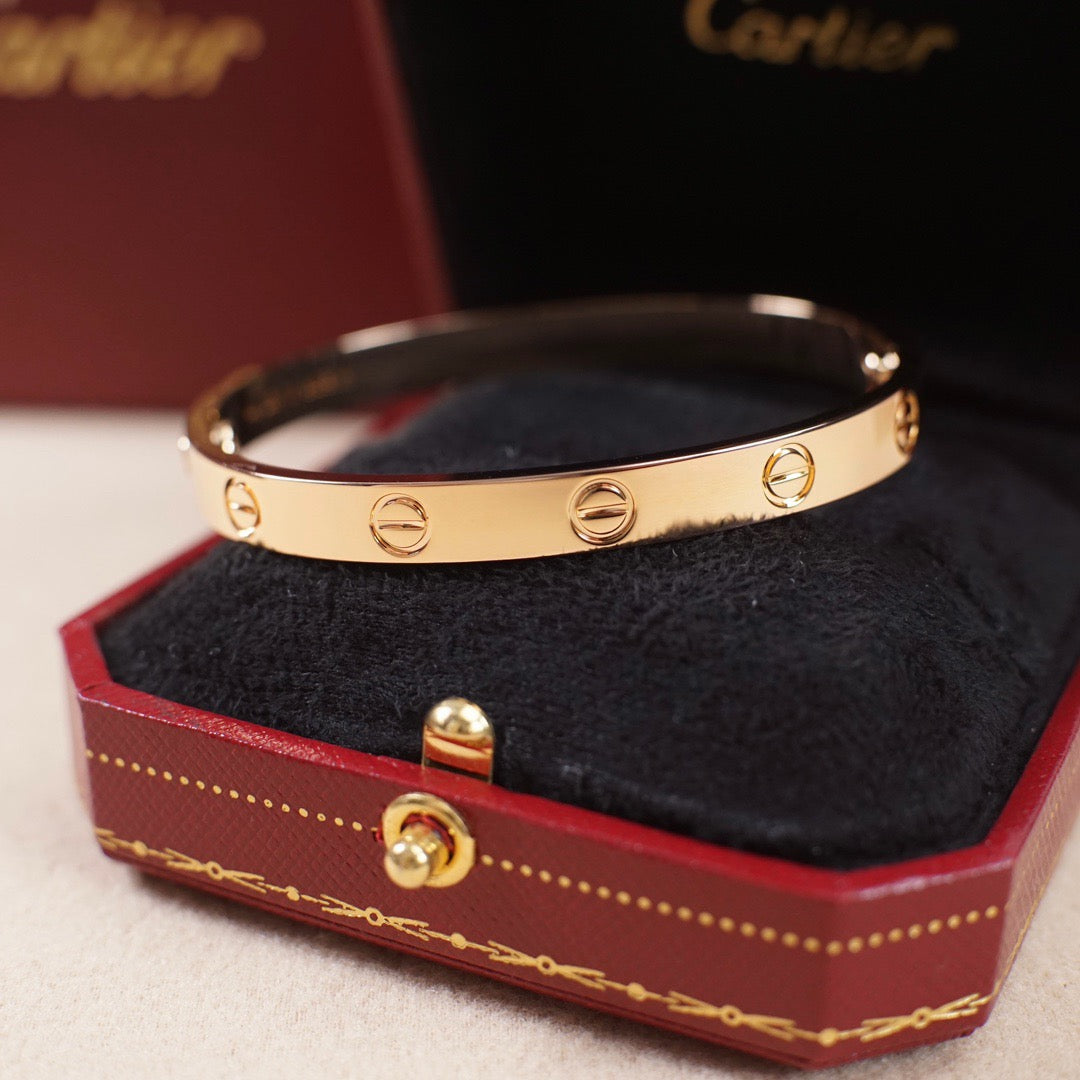 [⭐⭐JeweliWhal]LOVE BRACELET 6.1MM NO DIAMONDS