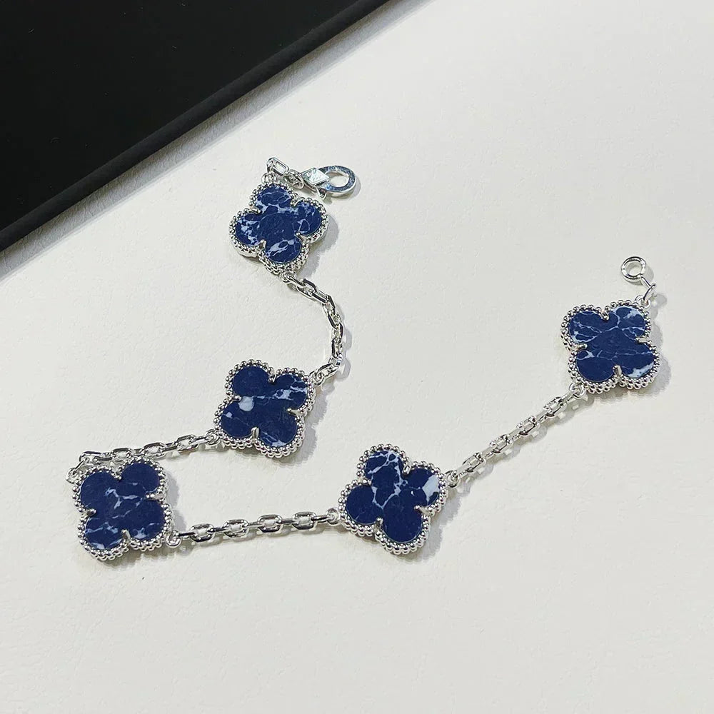 [⭐⭐JeweliWhal]CLOVER 5 MOTIF PIETERSITE BRACELET COLLECTION