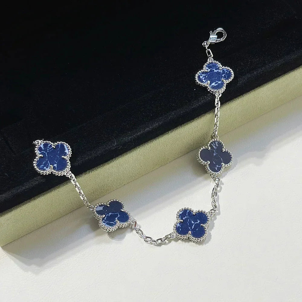 [⭐⭐JeweliWhal]CLOVER 5 MOTIF PIETERSITE BRACELET COLLECTION
