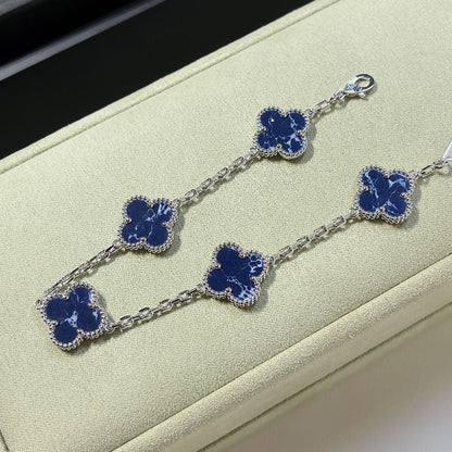[⭐⭐JeweliWhal]CLOVER 5 MOTIF PIETERSITE BRACELET COLLECTION