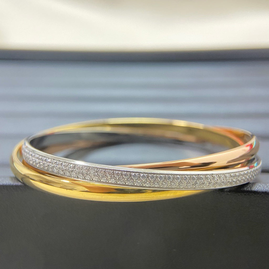 [⭐⭐JeweliWhal]TRINITY 2.8MM SMALL BRACELET