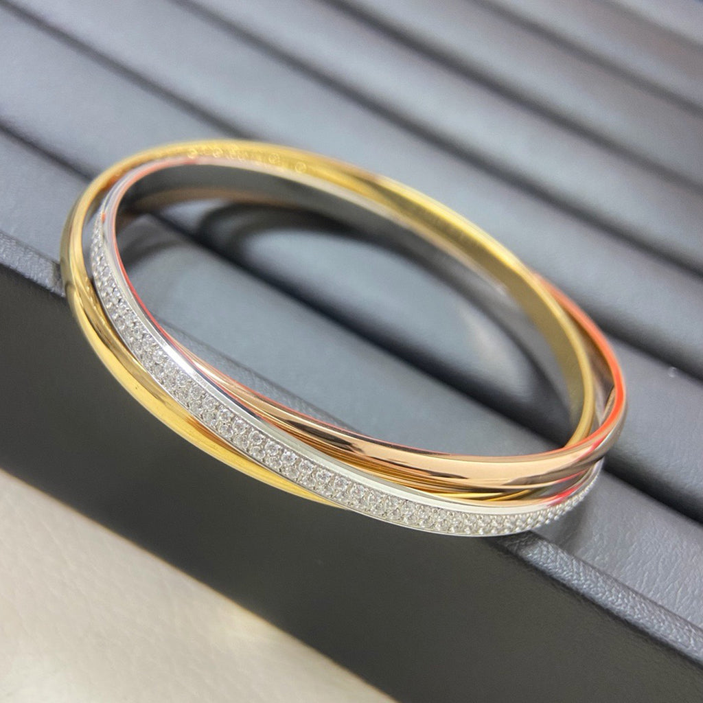 [⭐⭐JeweliWhal]TRINITY 2.8MM SMALL BRACELET