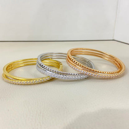 [⭐⭐JeweliWhal]ETINCELLE HALF-PAVED DIAMOND BRACELET