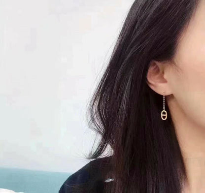 [⭐⭐JeweliWhal]CHAINE TASSEL EARRINGS