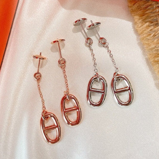 [⭐⭐JeweliWhal]CHAINE TASSEL EARRINGS
