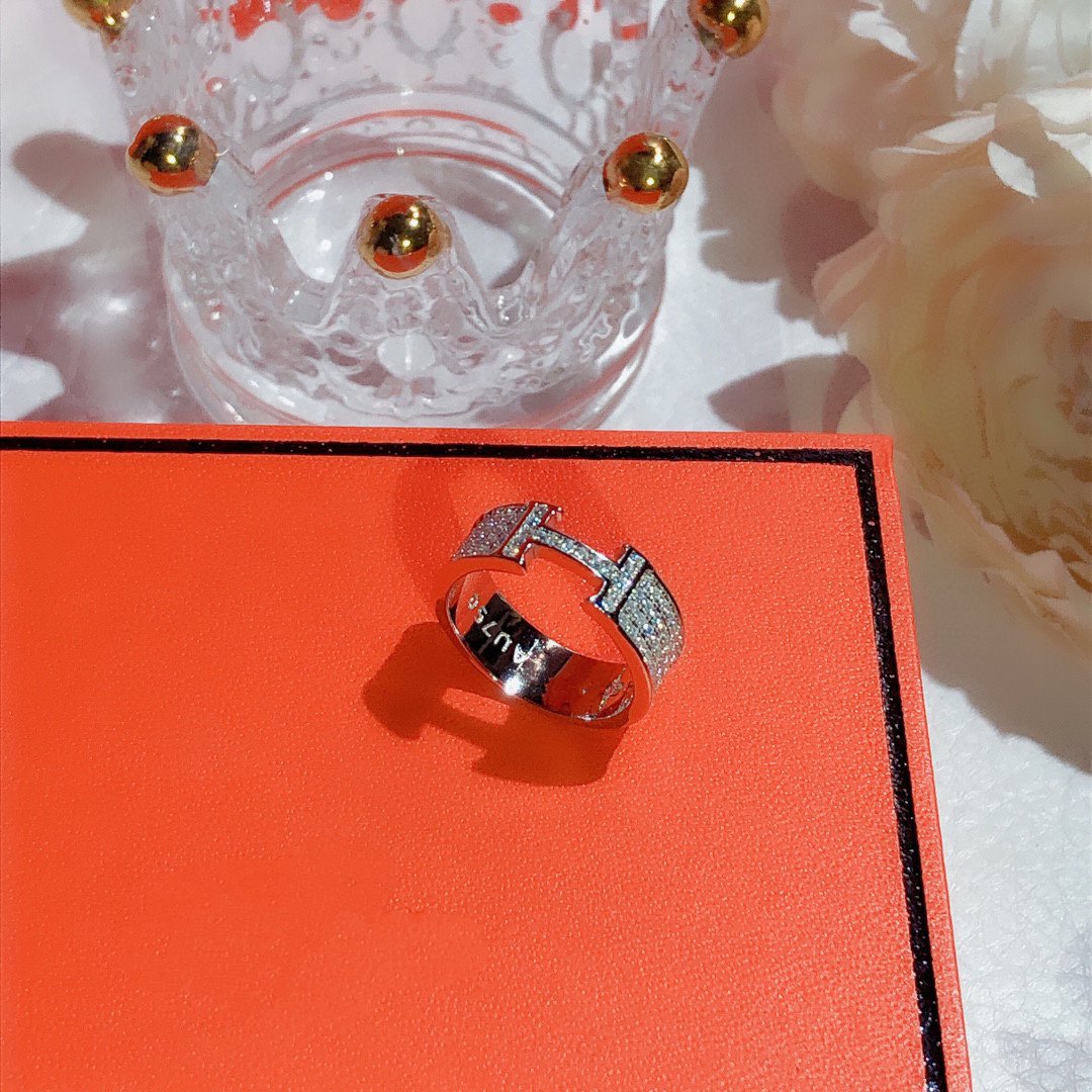 [⭐⭐JeweliWhal]H RING FULL DIAMOND