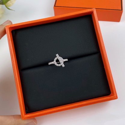 [⭐⭐JeweliWhal]ECHAPPEE RING SILVER DIAMOND