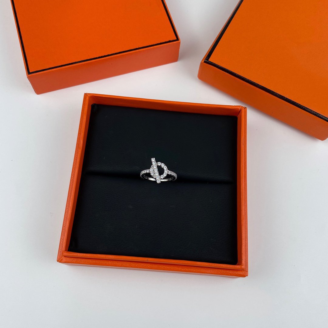 [⭐⭐JeweliWhal]ECHAPPEE RING SILVER DIAMOND
