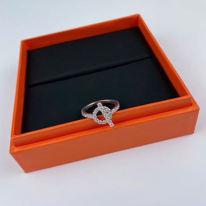 [⭐⭐JeweliWhal]ECHAPPEE RING SILVER DIAMOND