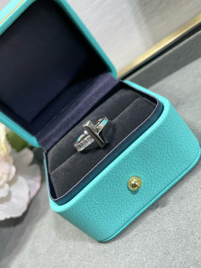 [⭐JeweliWhal]T1 WIDE 4.5MM DIAMOND RING
