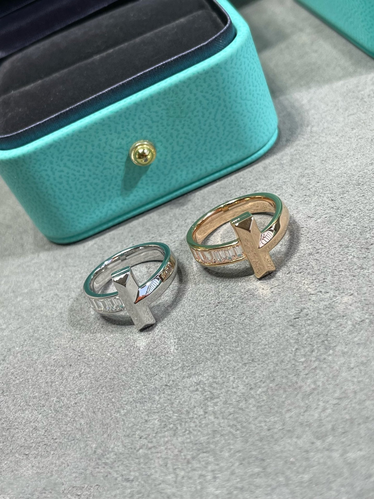 [⭐JeweliWhal]T1 WIDE 4.5MM DIAMOND RING