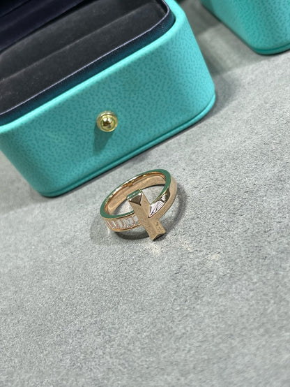 [⭐JeweliWhal]T1 WIDE 4.5MM DIAMOND RING