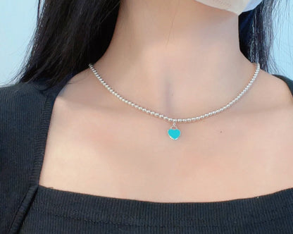 [⭐JeweliWhal]RETURN TO TIF SILVER BEAD NECKLACE