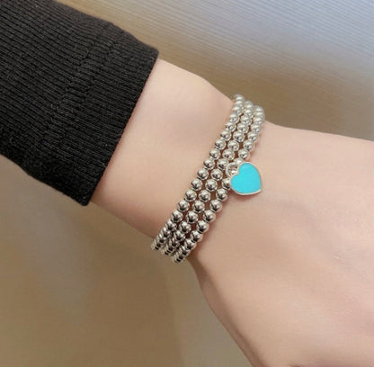 [⭐JeweliWhal]RETURN TO TIF SILVER BEAD NECKLACE