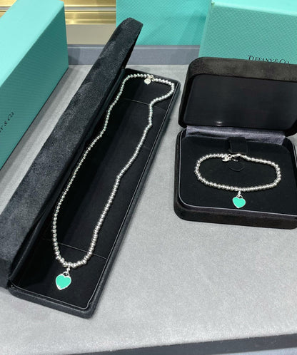 [⭐JeweliWhal]RETURN TO TIF SILVER BEAD NECKLACE