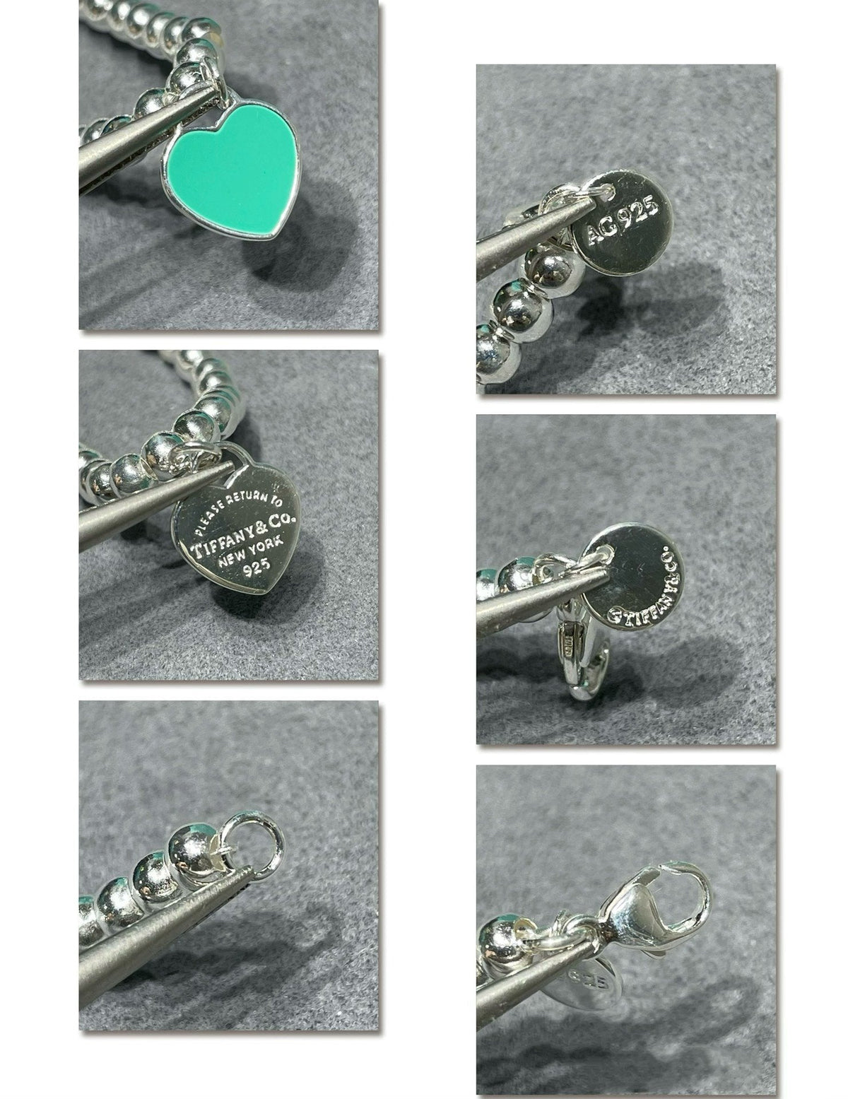 [⭐JeweliWhal]RETURN TO TIF SILVER BEAD NECKLACE