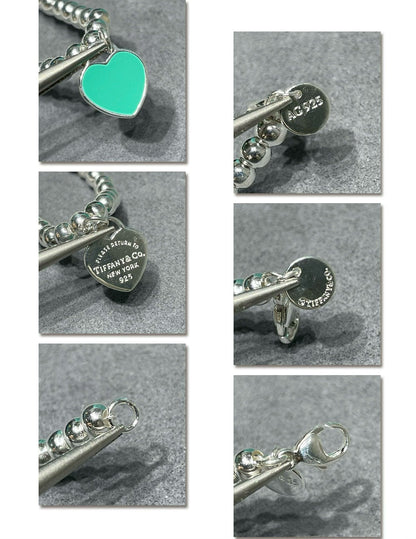 [⭐JeweliWhal]RETURN TO TIF SILVER BEAD NECKLACE