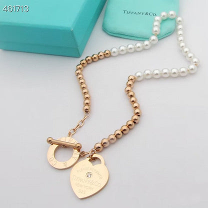 [⭐JeweliWhal]RETURN TO TIF HEART TAF BEAD PEARL BRACELET