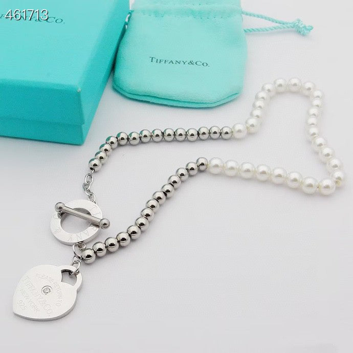 [⭐JeweliWhal]RETURN TO TIF HEART TAF BEAD PEARL BRACELET