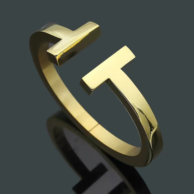 [⭐JeweliWhal]T SQUARE OPEN BRACELET