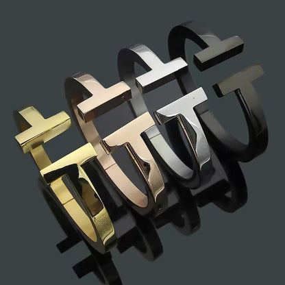 [⭐JeweliWhal]T SQUARE OPEN BRACELET